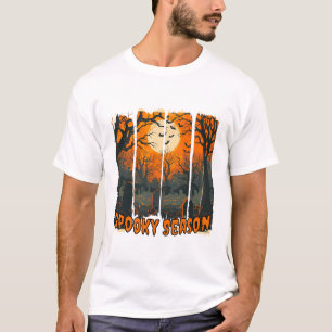 Camiseta de Halloween Spooky Season Cementerio