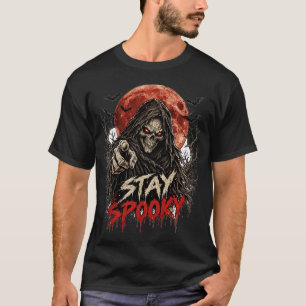 Camiseta de Halloween Stay Spooky Graveyard Shift