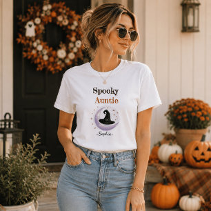 Camiseta de Halloween - Tía Espeluznante Personali