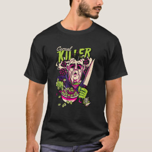 Camiseta de Halloween, un asesino de cereales