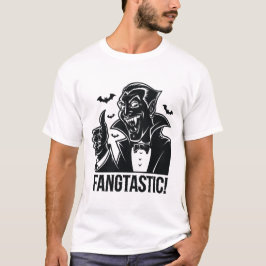 Camiseta de Halloween Un vampiro Fangtastic