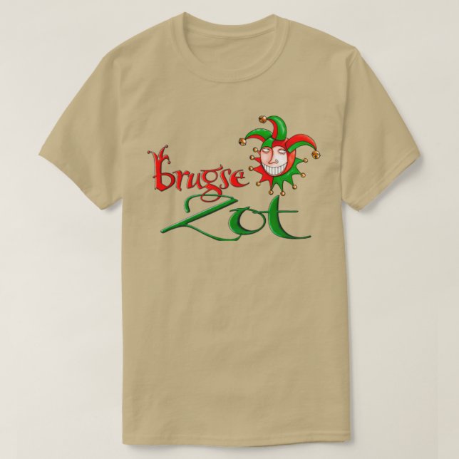 Camiseta De Halve Maan Brugse Zot (Diseño del anverso)