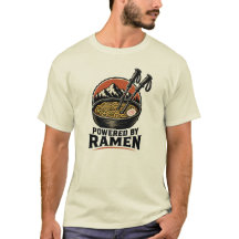 Camiseta de hambre de excursionista alimentada por