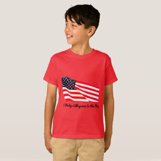 Camiseta de Hanes de la bandera de la lealtad del