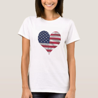 Camiseta de Hanes de las mujeres de la bandera de