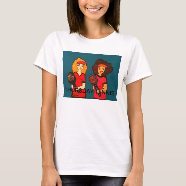 CAMISETA DE HANES DEL TENIS DE JUEVES (Anverso)