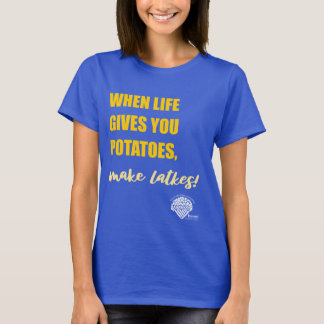Camiseta de Hanukkah para mujeres - "Haz latkes"