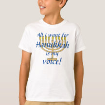 Camiseta de Hanukkah para Mutismo Selectivo