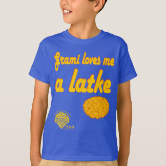 Camiseta de Hanukkah para niños - "Grami me ama un