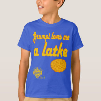 Camiseta de Hanukkah para niños - 'Grumpi me ama c