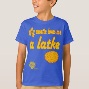 Camiseta de Hanukkah para niños - "Mi tía me quier