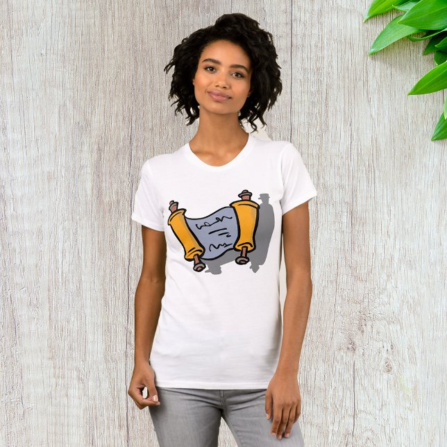 Camiseta De Hanukkah Scroll Womens (Subido por el creador)