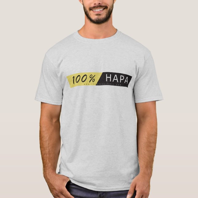 Camiseta de Hapa - la camiseta de los hombres del (Anverso)