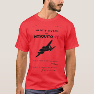 Camiseta de Havilland Mosquito Pilots Notes 