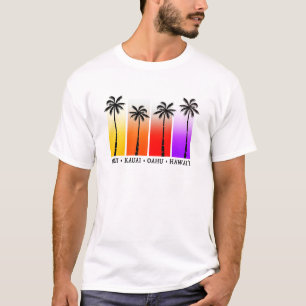 Camiseta de Hawái, Tee Tropical, Islas Hawaianas