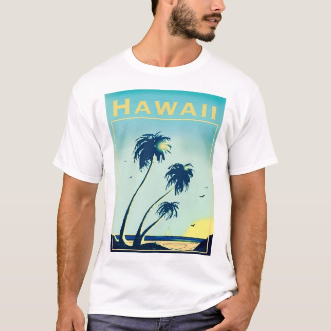 Camiseta de Hawaii para los hombres (Anverso)