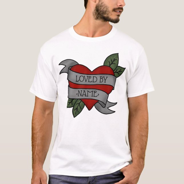 Camiseta de Heart Love Sash (Anverso)