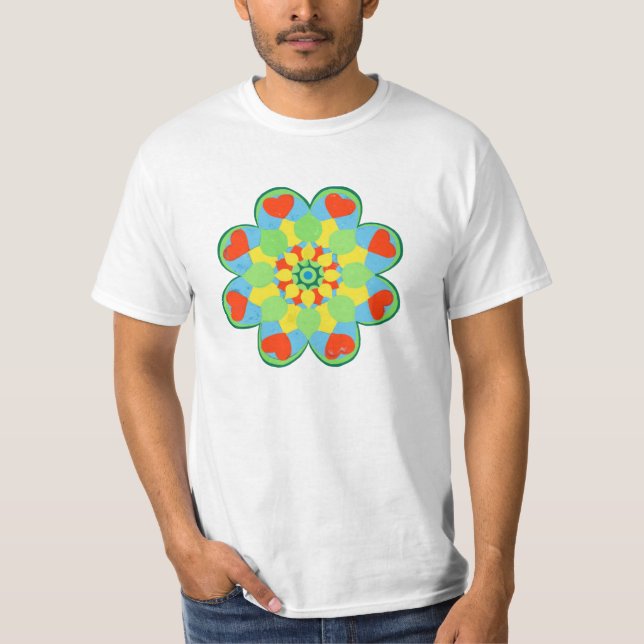 Camiseta de Heart Mandala (Anverso)