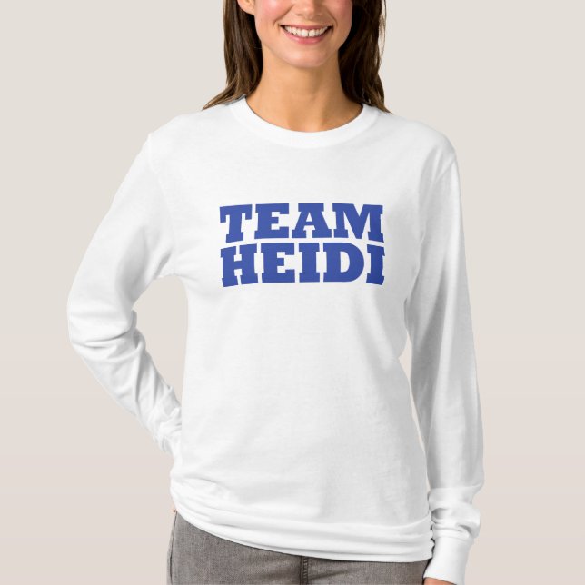 Camiseta de Heidi del equipo (Anverso)