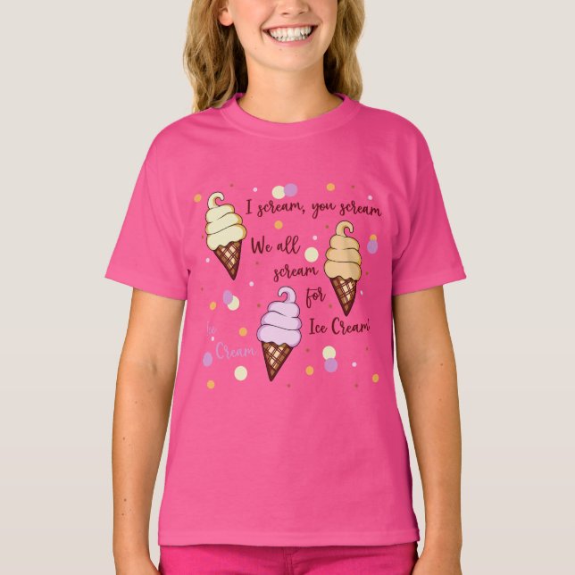 Camiseta De Helado (Anverso)