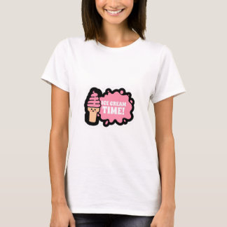 Camiseta de helado linda para niñas