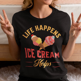 Camiseta de helado para amantes del helado