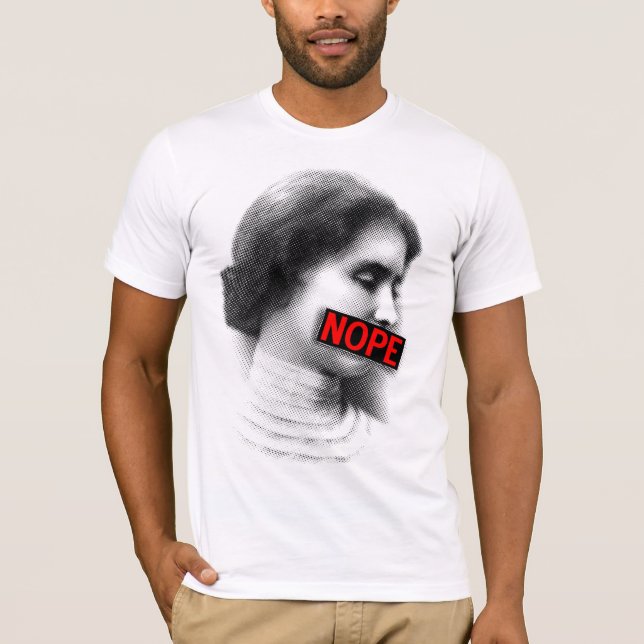 Camiseta ████████ de Helen Keller por SOPA (Anverso)
