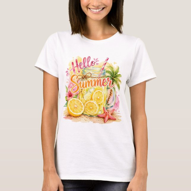 Camiseta de Hello Summer Lemonade (Anverso)