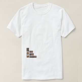Camiseta de Hem Print antigua y más antigua