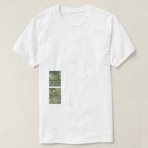 Camiseta de Hem Print en Movimiento