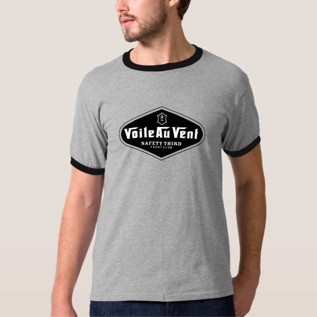Camiseta de Henley: viento en las velas (Anverso)