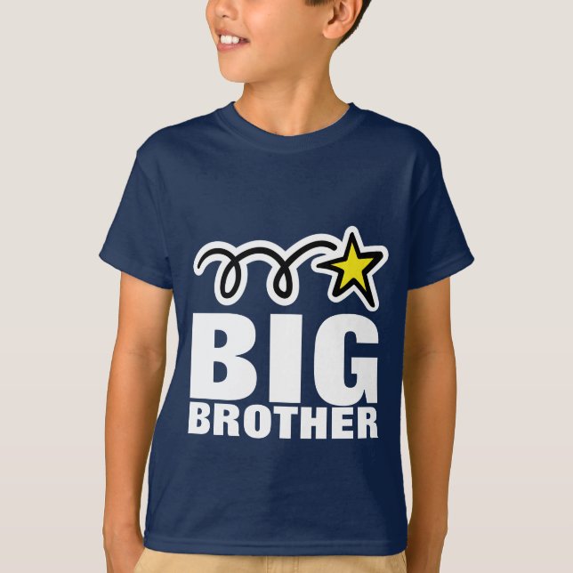 Camiseta de hermano mayor | Gran hermano (Anverso)