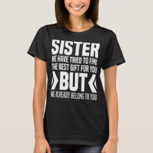 Camiseta De Hermanos A Hermana Pequeña Hermana Para El Amor