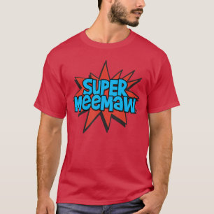 Camiseta de Héroe de Abuela Super Cómic Super MeeM