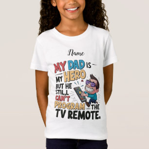 Camiseta de héroe de papá gracioso - 'Mi papá no p