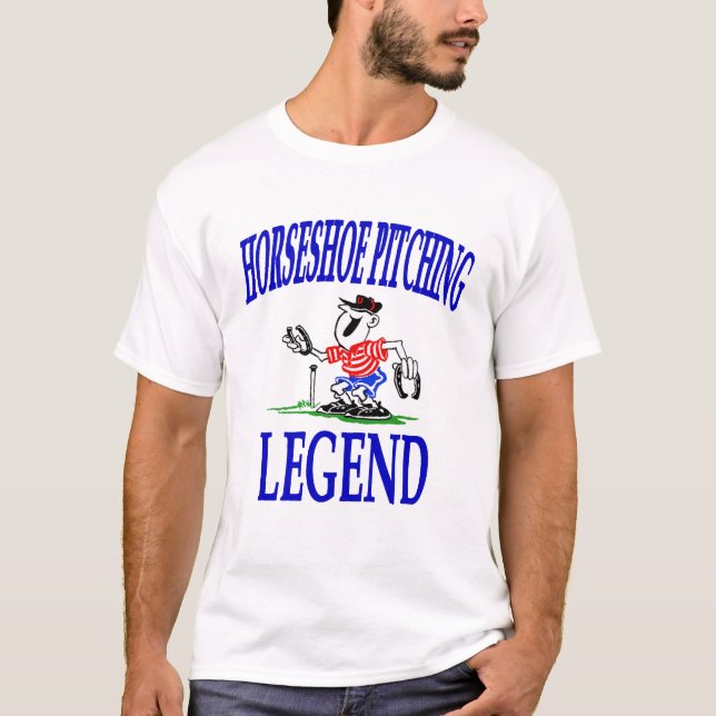 Camiseta de herradura básica de la leyenda del (Anverso)