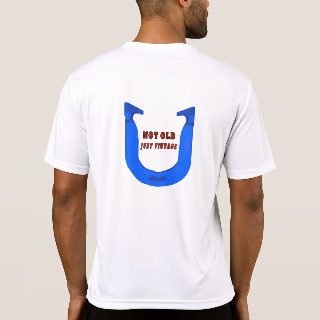 Camiseta de herradura de la Deporte-Tecnología del (Reverso)