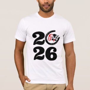 Camiseta de herradura de la suerte de la promoción