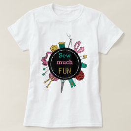 Camiseta de herramientas de costura y manualidades