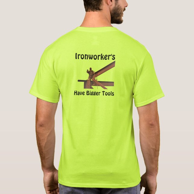 Camiseta de herramientas de trabajo en línea (Reverso)