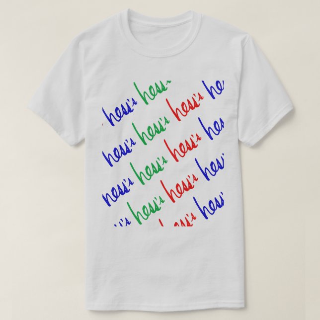 Camiseta de Hess (Diseño del anverso)