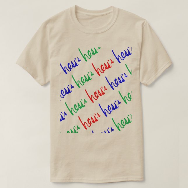 Camiseta de Hess (Diseño del anverso)