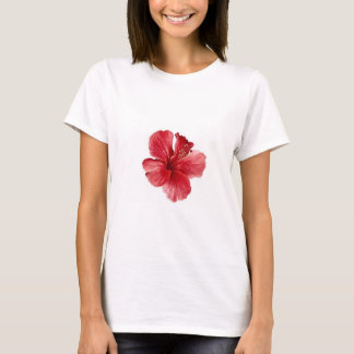 camiseta de hibisco