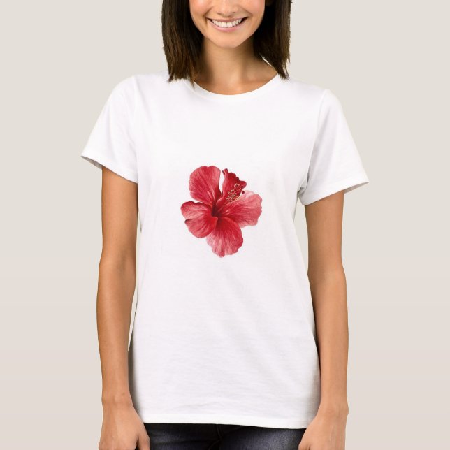 camiseta de hibisco (Anverso)