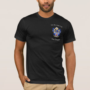 Camiseta de hierro con logotipo estilizado