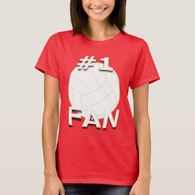 Camiseta de hincha de voleibol #1 (Anverso)