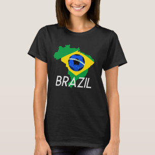 Camiseta de hincha del equipo de fútbol de Brasil