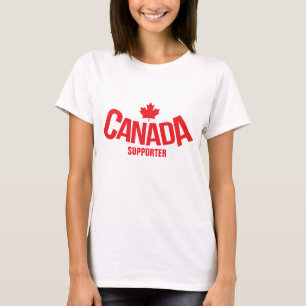 Camiseta de hinchas de la hoja de arce de Canadá
