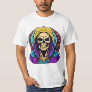 Camiseta de Hipster Skeletor Portrait