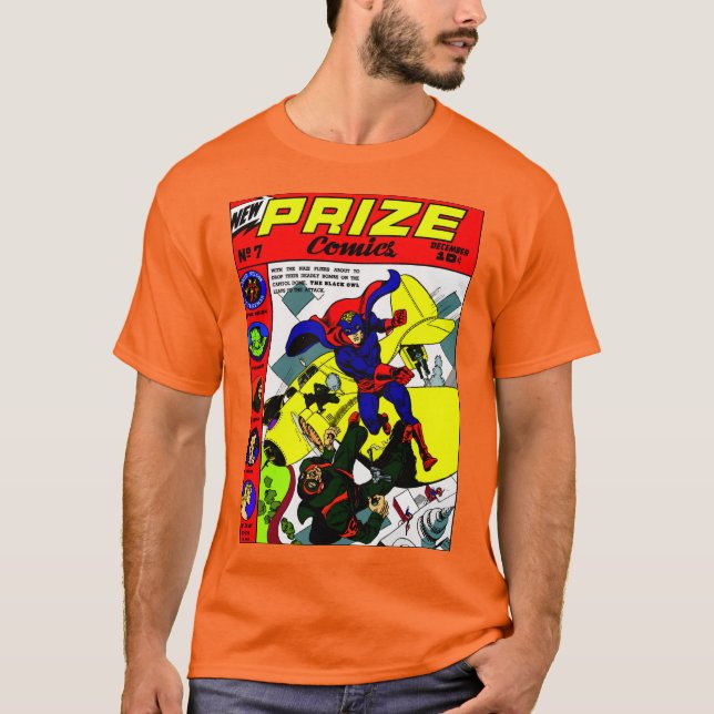 Camiseta de historietas clásicas de los años 40 (Anverso)